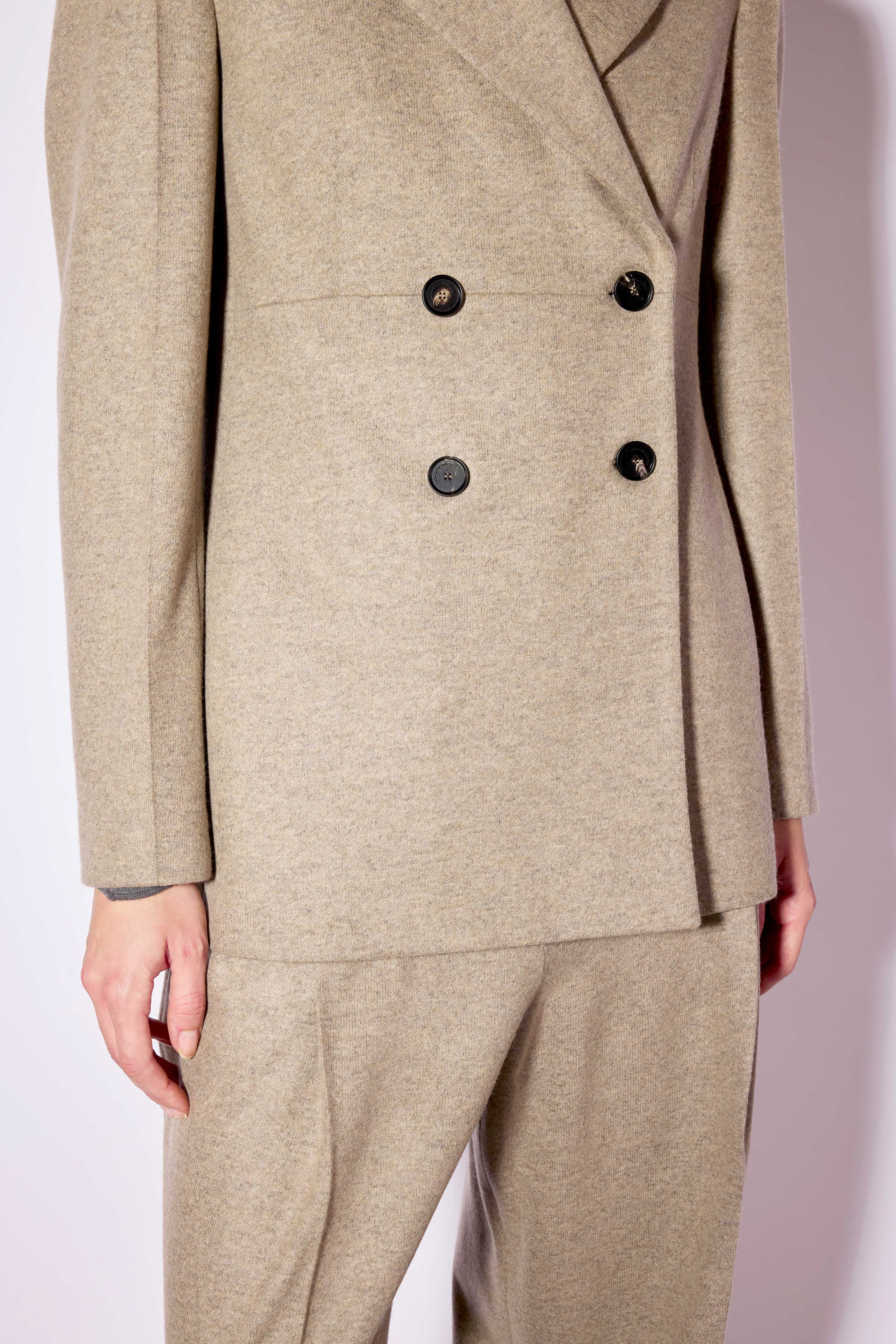 Liviana Conti Axel blazer femme marron cachemire