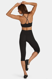 Oh Polly Bo+Tee Soft Active legging capri noir opaque