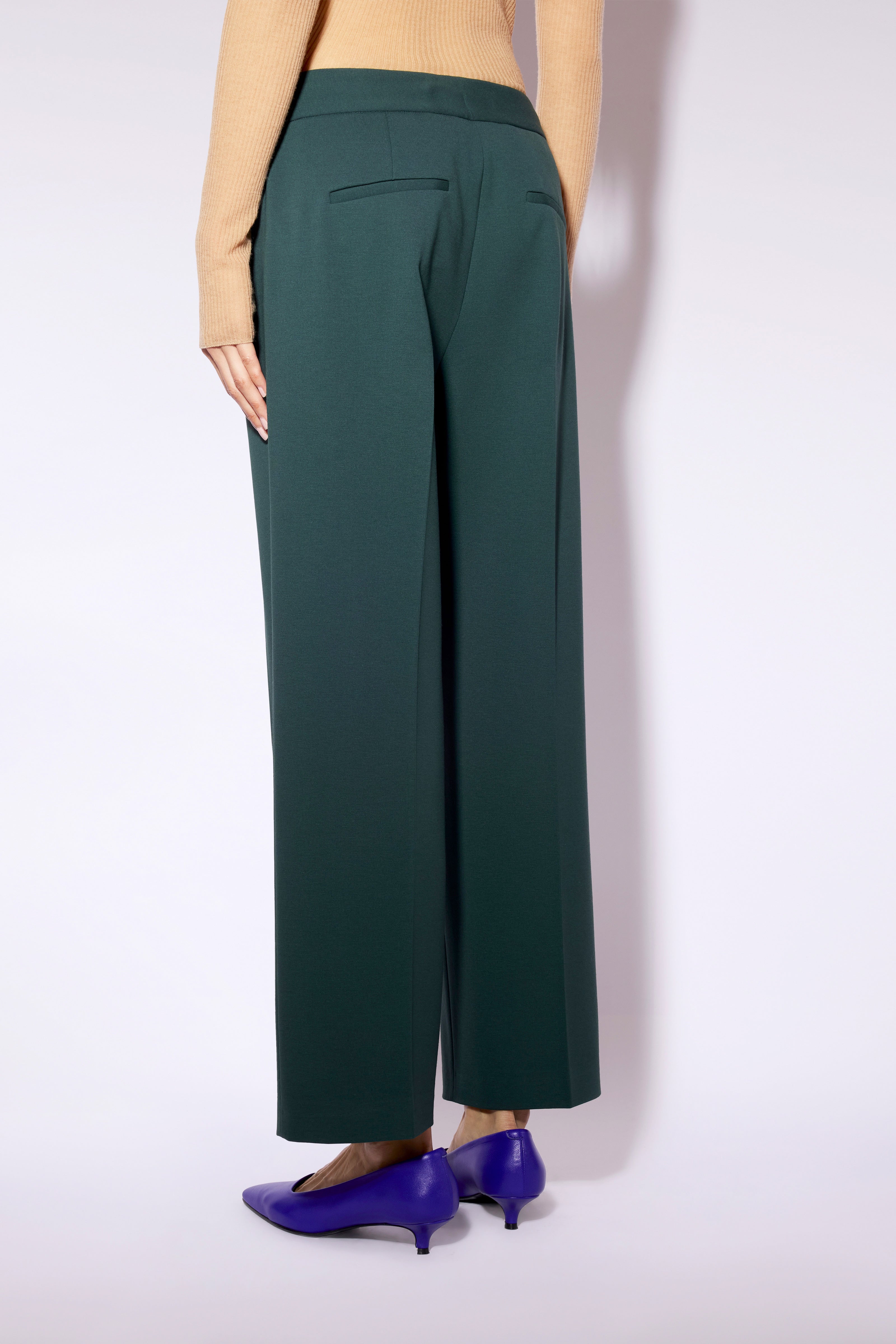 Liviana Conti Jeremy pantalon droit punto milano noir