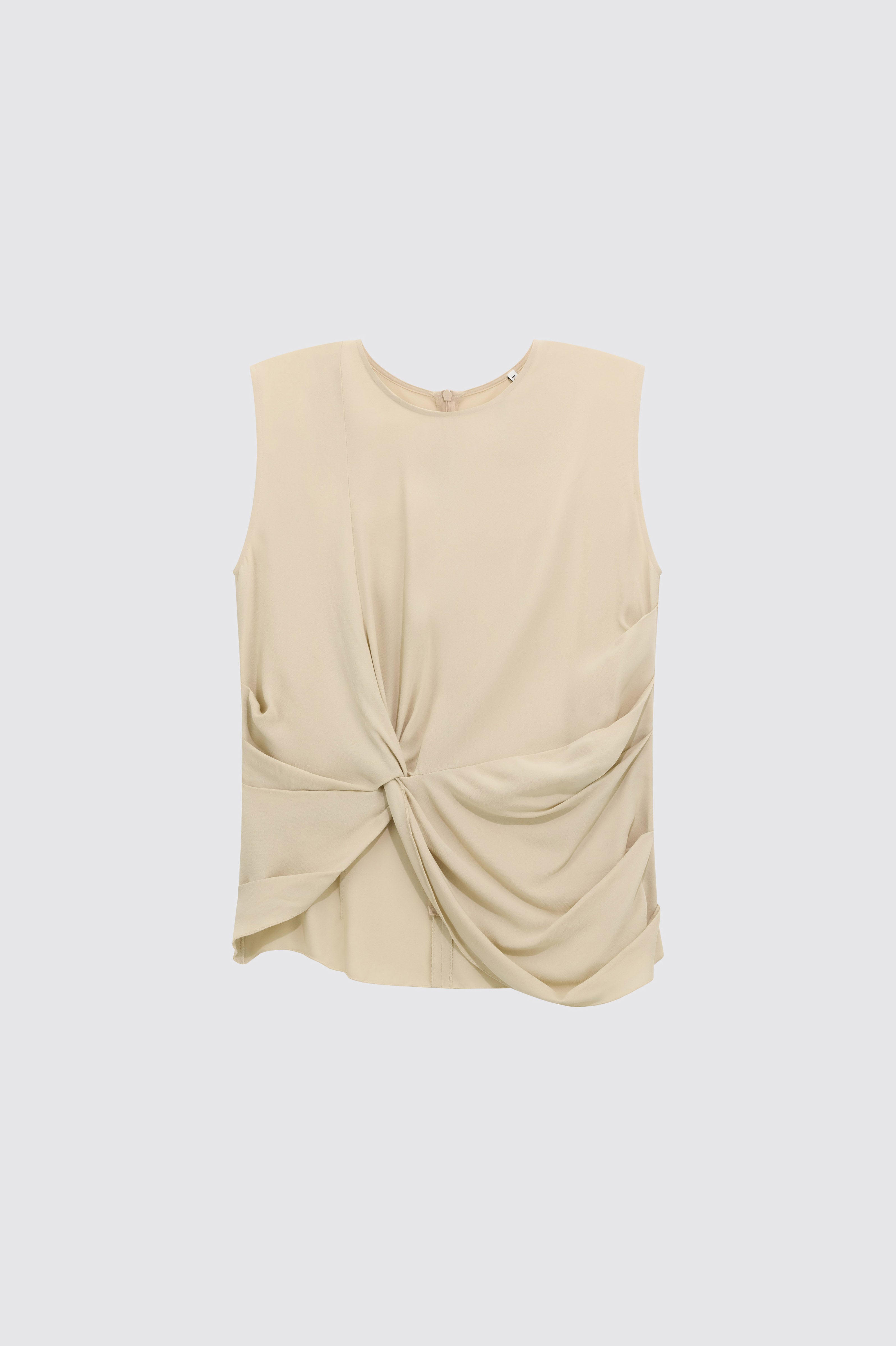 Liviana Conti Blouse Aglaia albâtre drapée