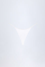 Oh Polly Swim Cebu Bas Bikini White string perles