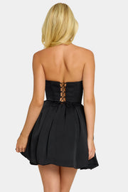 Oh Polly Emeline 7790 robe mini corset tulle noir
