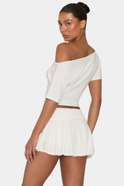 Oh Polly ButterCloud Mini Jupe-Short Coconut jupe