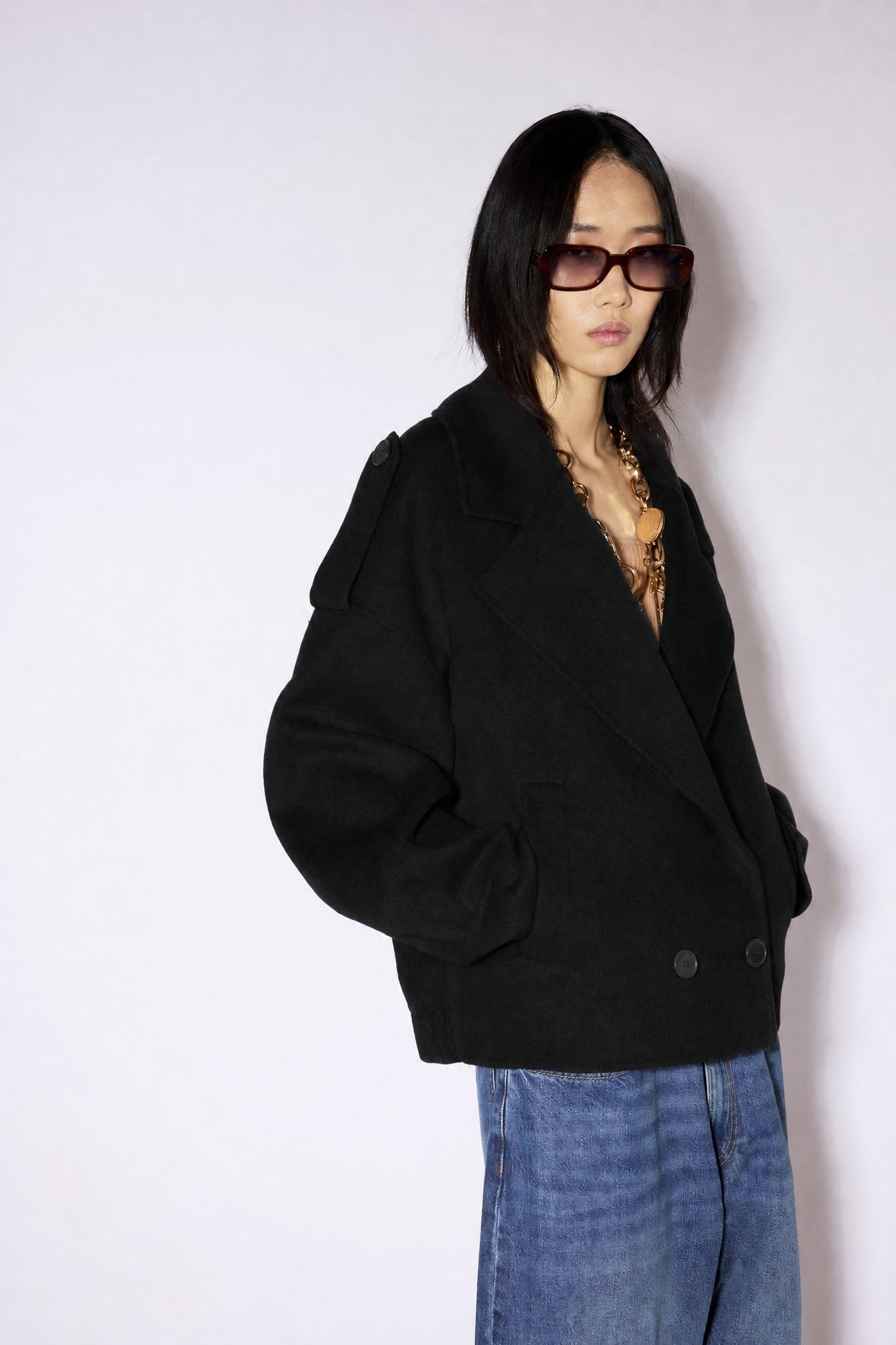 Liviana Conti Mathis manteau laine-cachemire Mocaccino