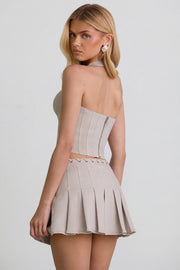 Oh Polly Lotta top corset écru dentelle