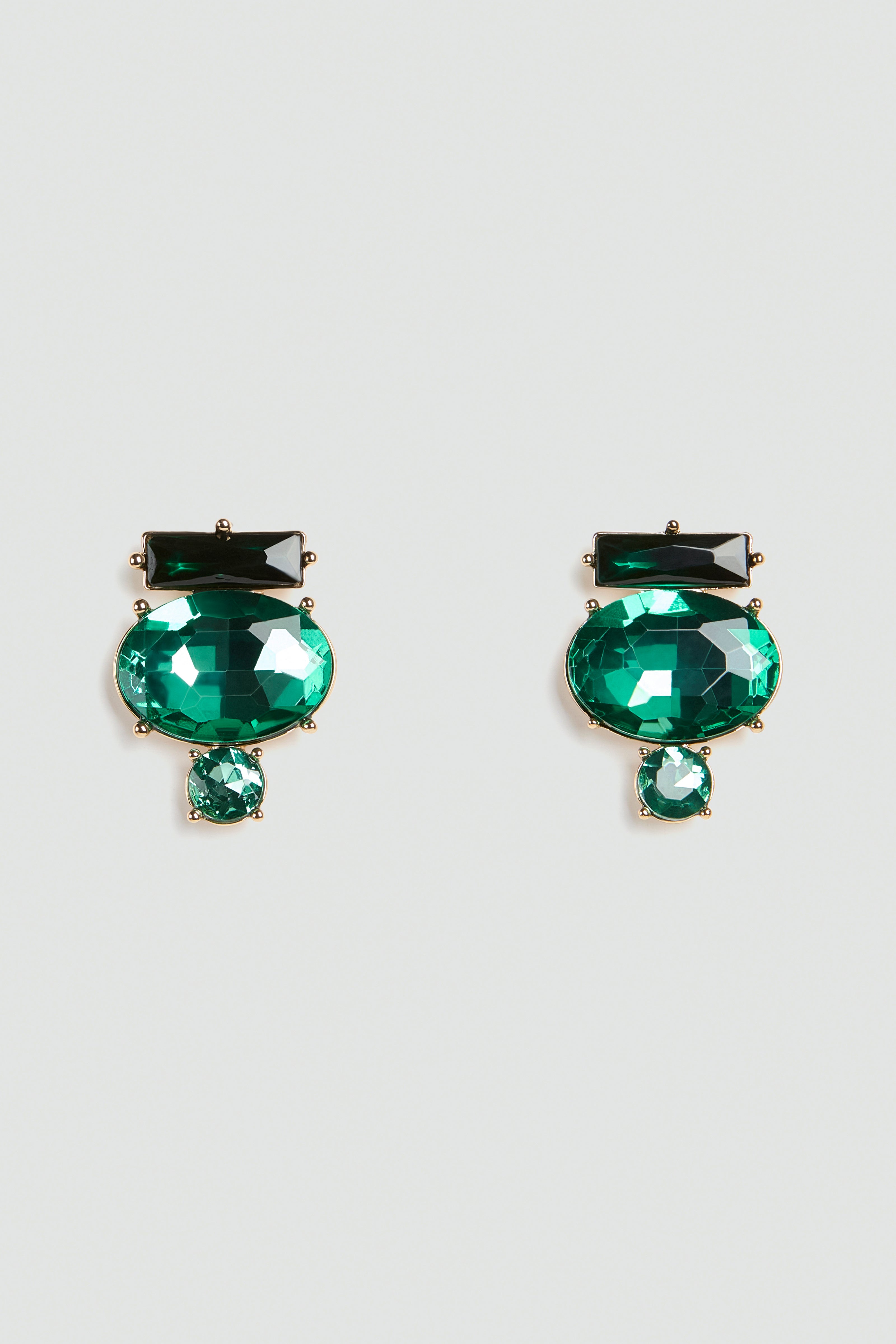 Liviana Conti Alyn boucles d'oreilles Eden métal cristaux
