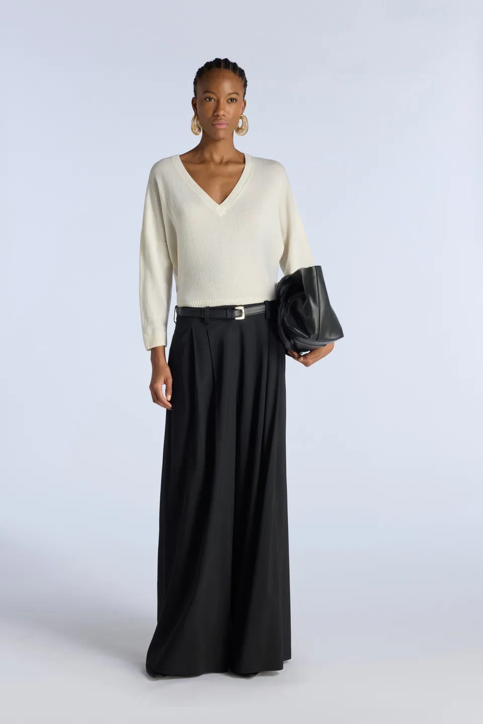 Liviana Conti Maglieria Jasmine pull cachemire pomice XS