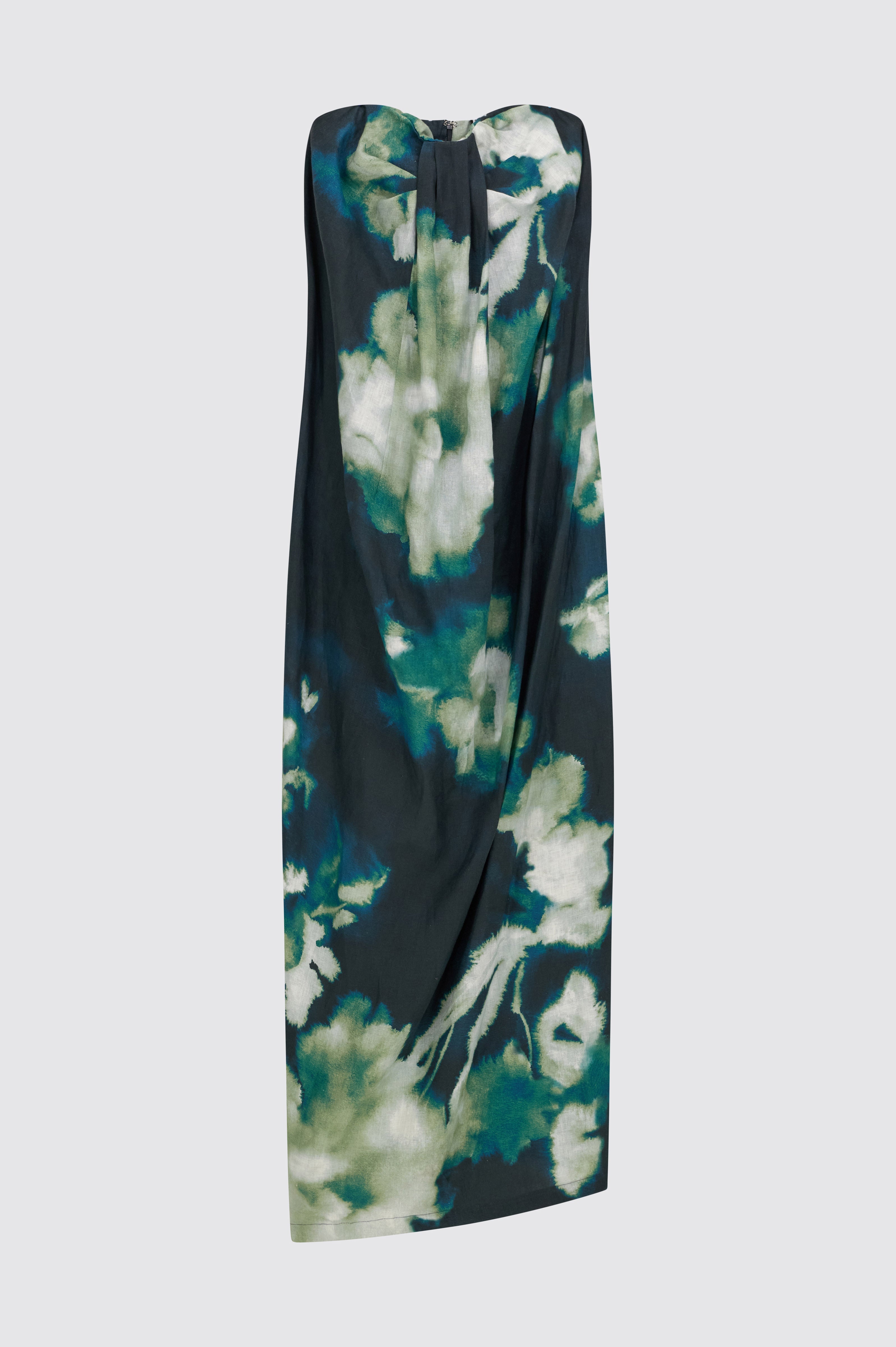 Liviana Conti Eunice robe longue lin seashell taille 42