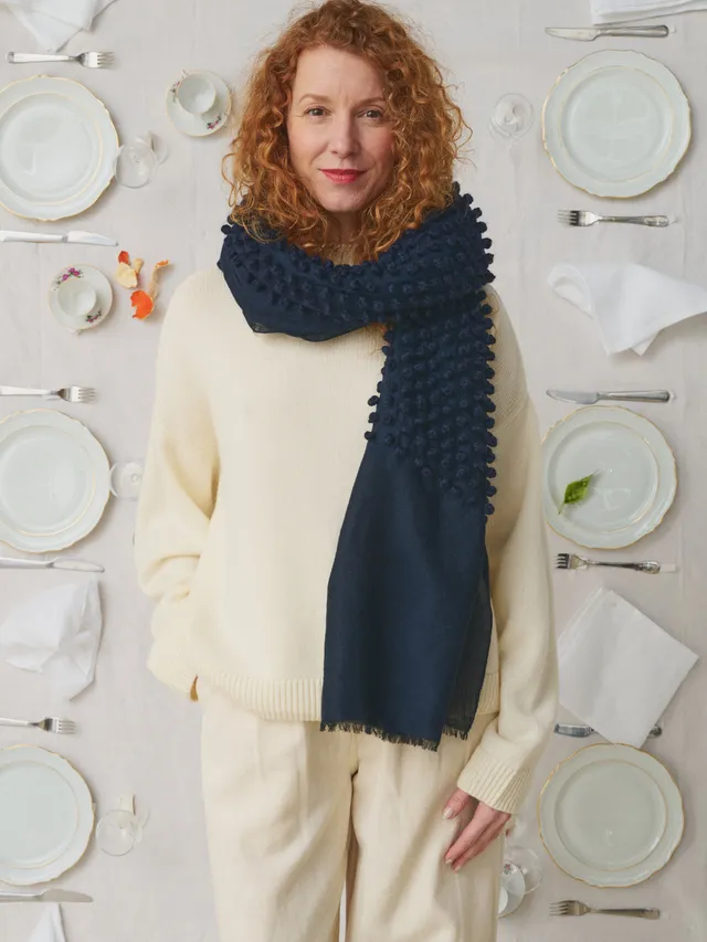 MII Les Unis écharpe laine femme unie 80x200