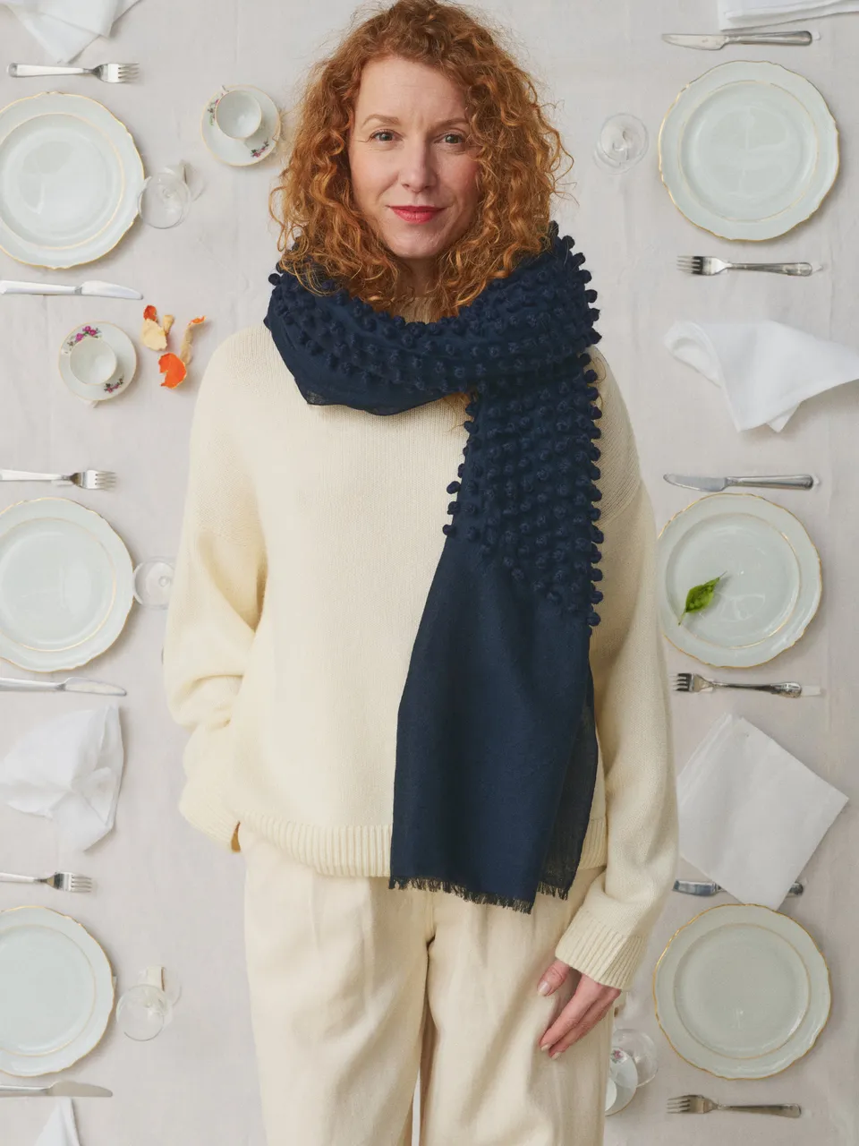 MII Les Unis écharpe laine femme unie 80x200