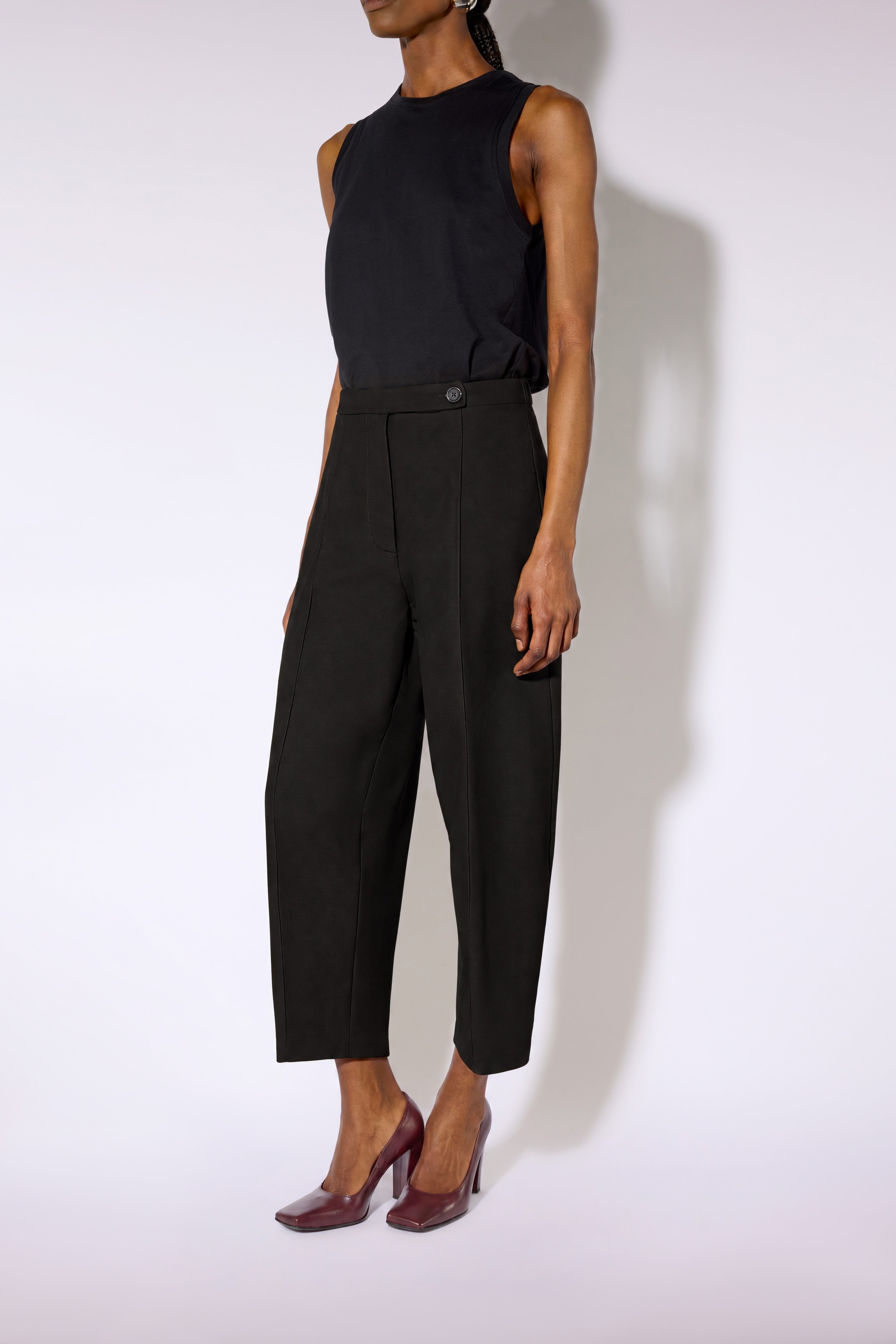 Liviana Conti Adam pantalon femme safran coupe droite