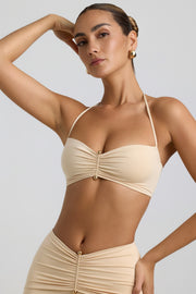 Oh Polly Jerika bralette halterneck crème jersey 6 cm