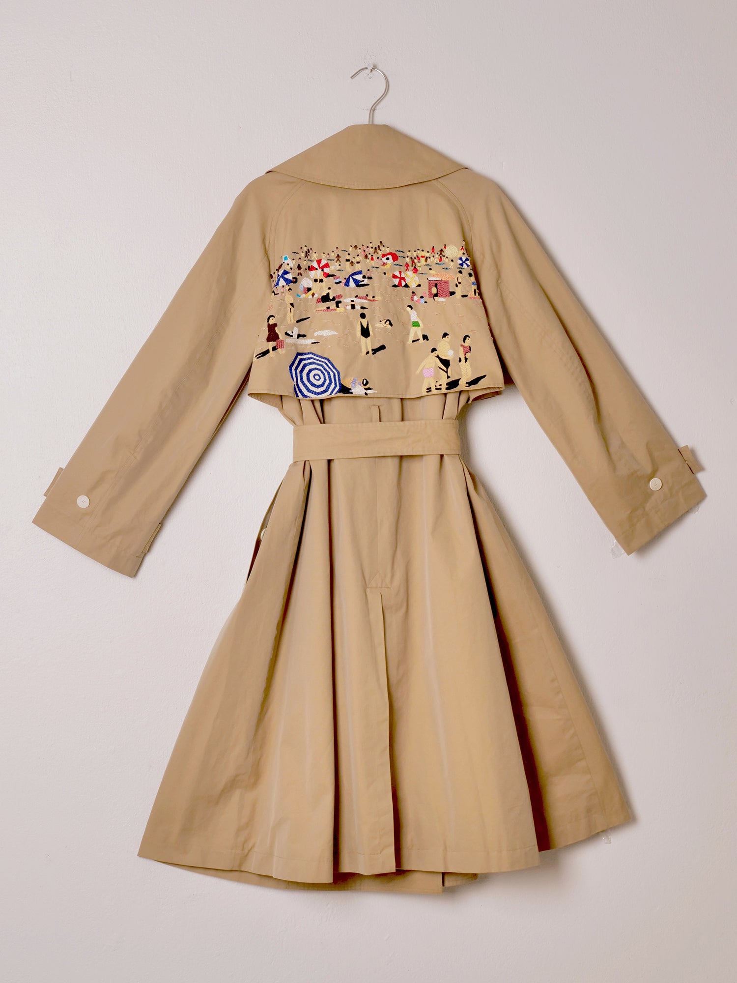Mii en carte postale Trench Jenny trench La Provence broderie main