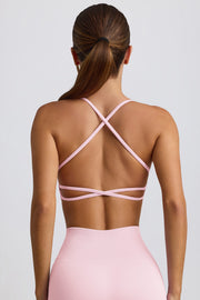 Oh Polly Super Sculpt BT2476 brassière sport rose poudré
