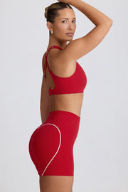 Oh Polly Bo+Tee brassière sport rouge respirante stretch