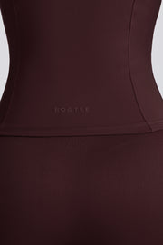 Bo+Tee BT1029 veste sport capuche chocolat sculptante