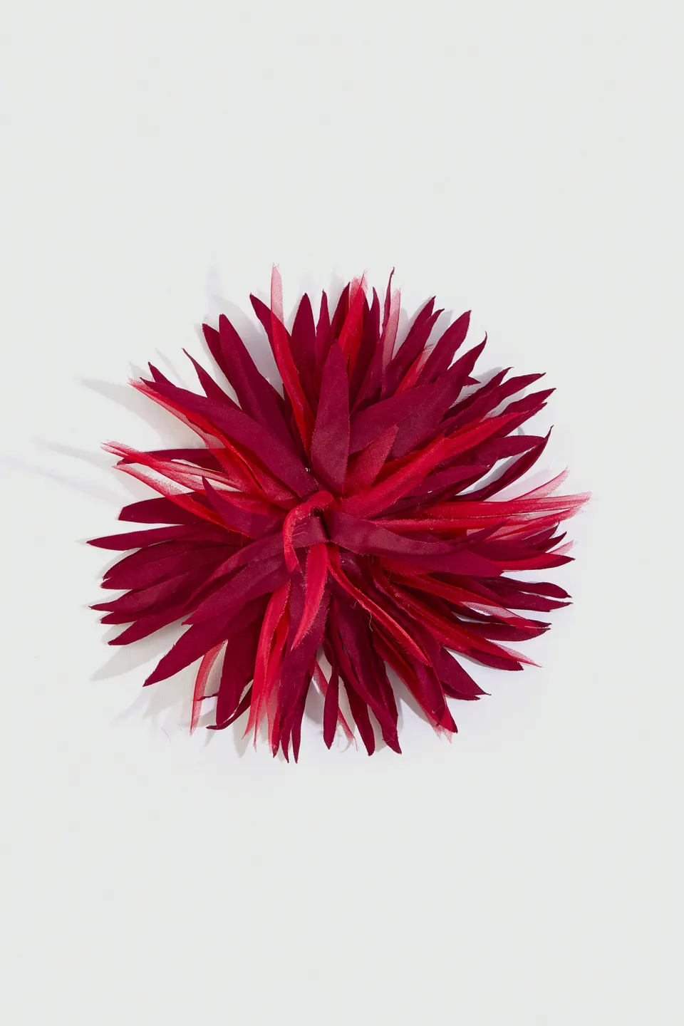Liviana Conti Bijoux Yvette broche fleur paprika organza
