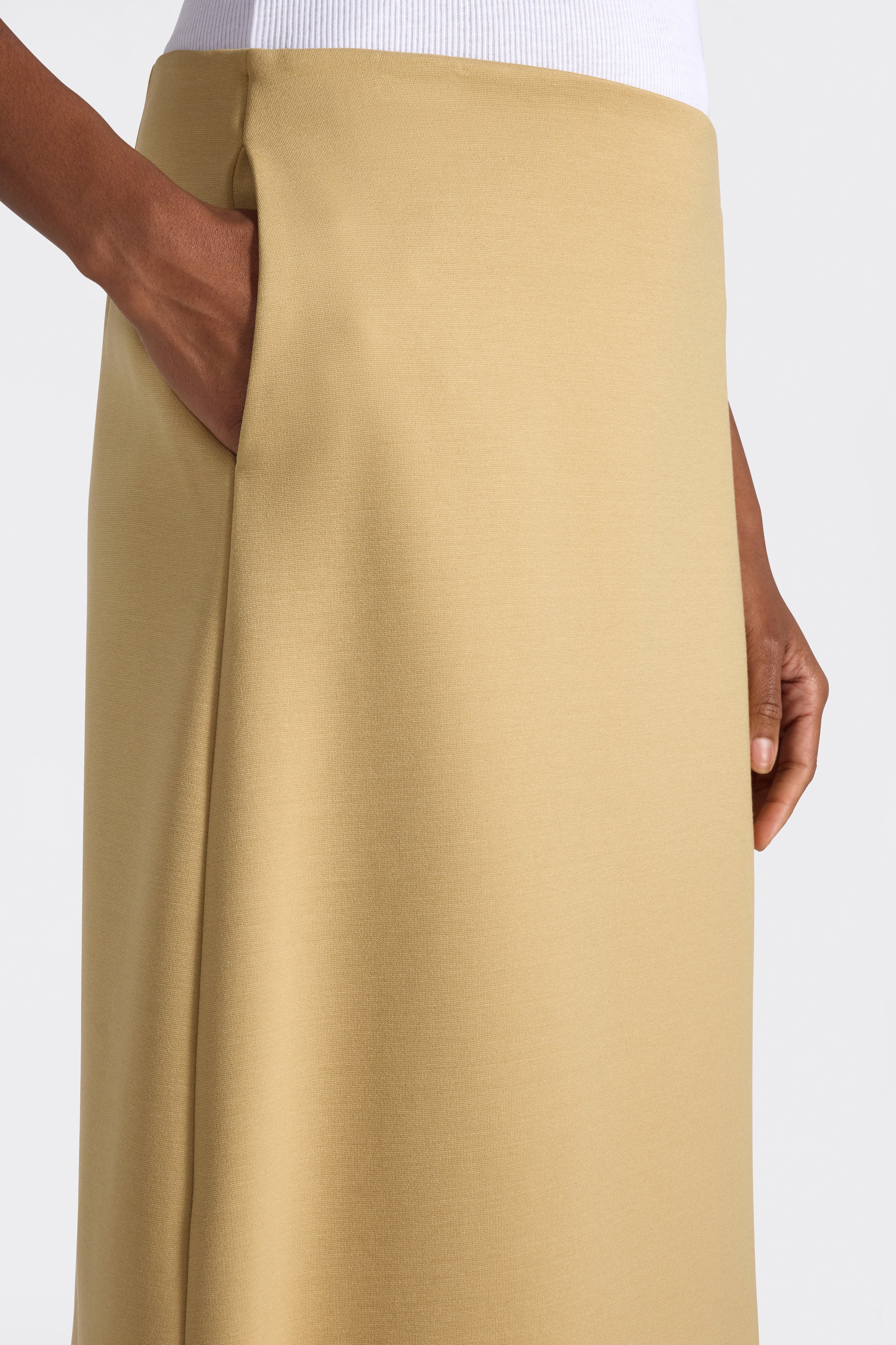 Liviana Conti Amira jupe asymétrique cumin
