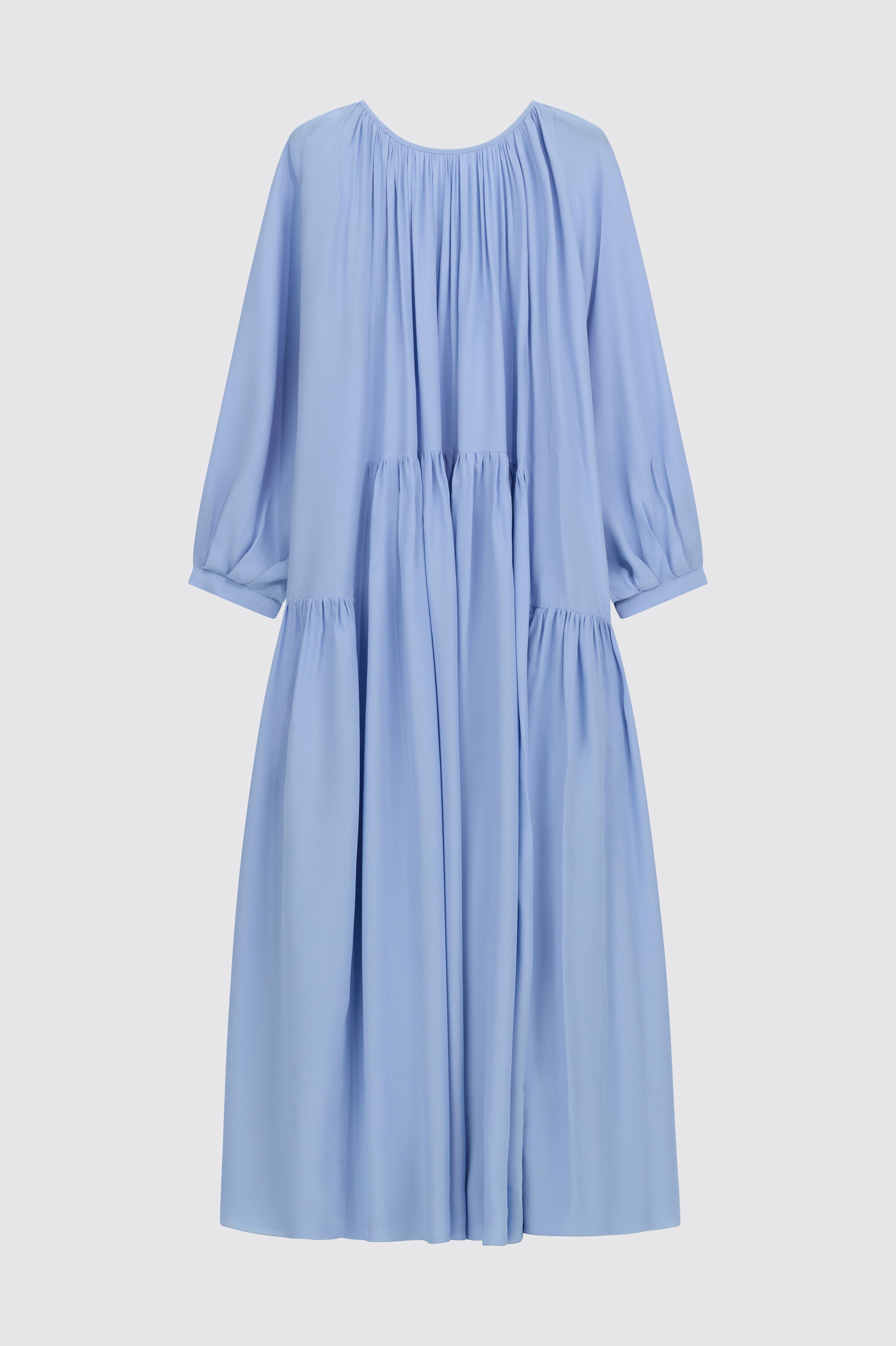 Liviana Conti Francine robe longue bleu bleuet