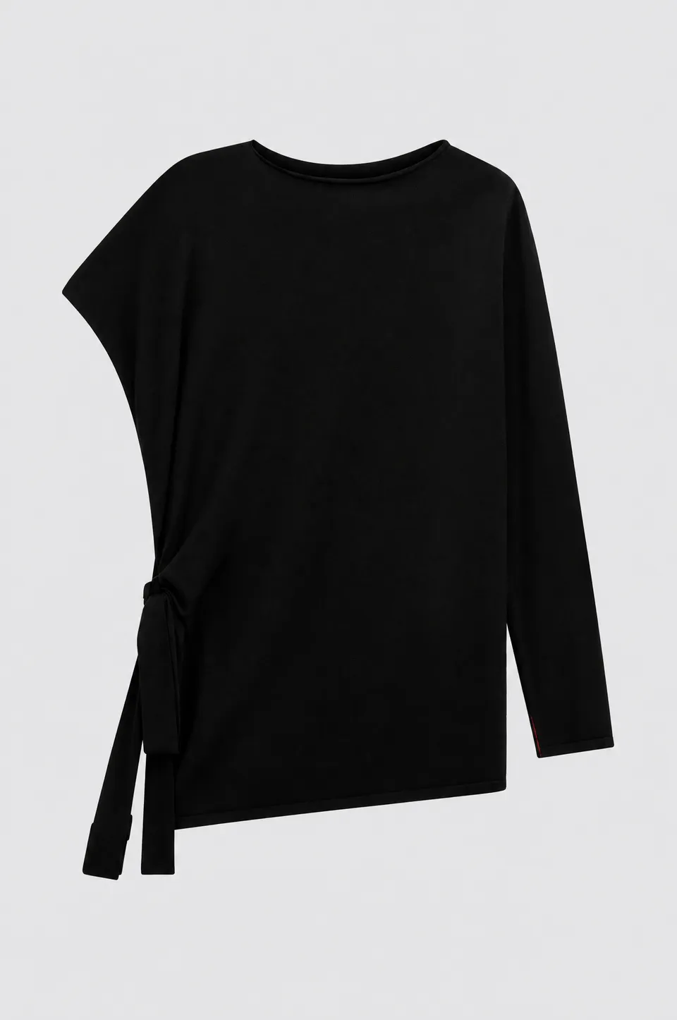 Liviana Conti Elea pull asymétrique viscose noir