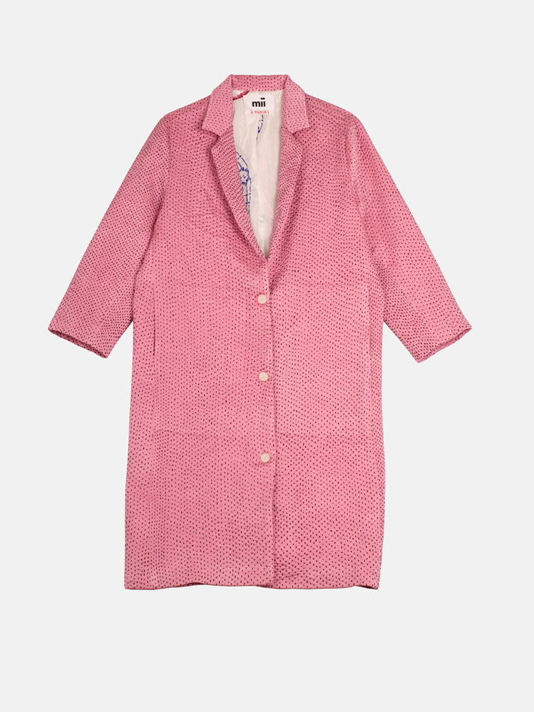 Mii à table Manteau Doniv Les Unis manteau soie matelassé