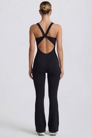 Oh Polly Bo+Tee BT11255 combinaison noire dos nu