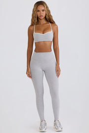 Oh Polly Bo+Tee Legging BT2088 gris taille mi-haute