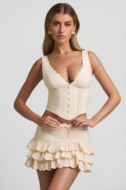 Oh Polly 12944 Lucia top corset ivoire décolleté