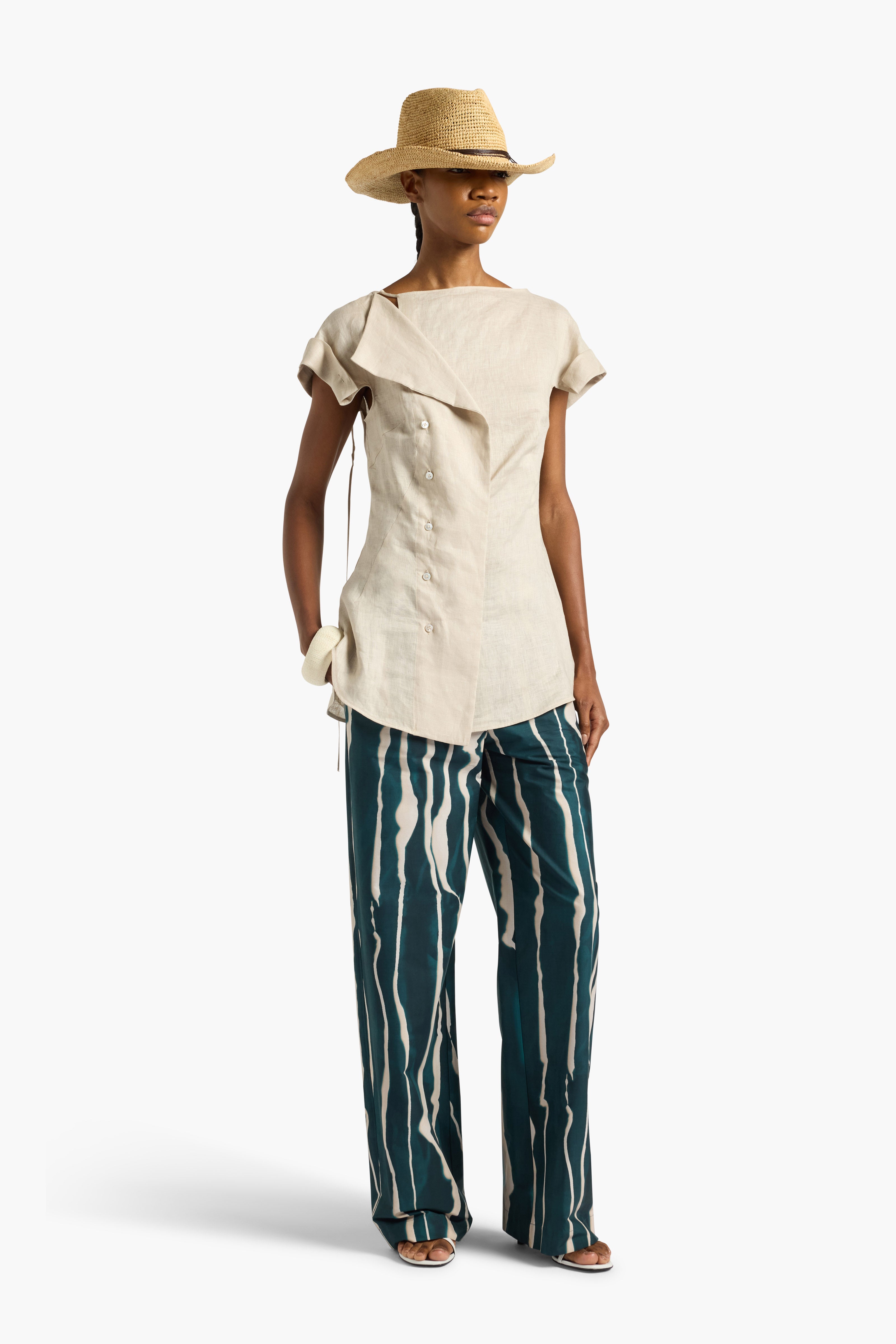 Liviana Conti Dorothy chemise lin duna 38-46 double