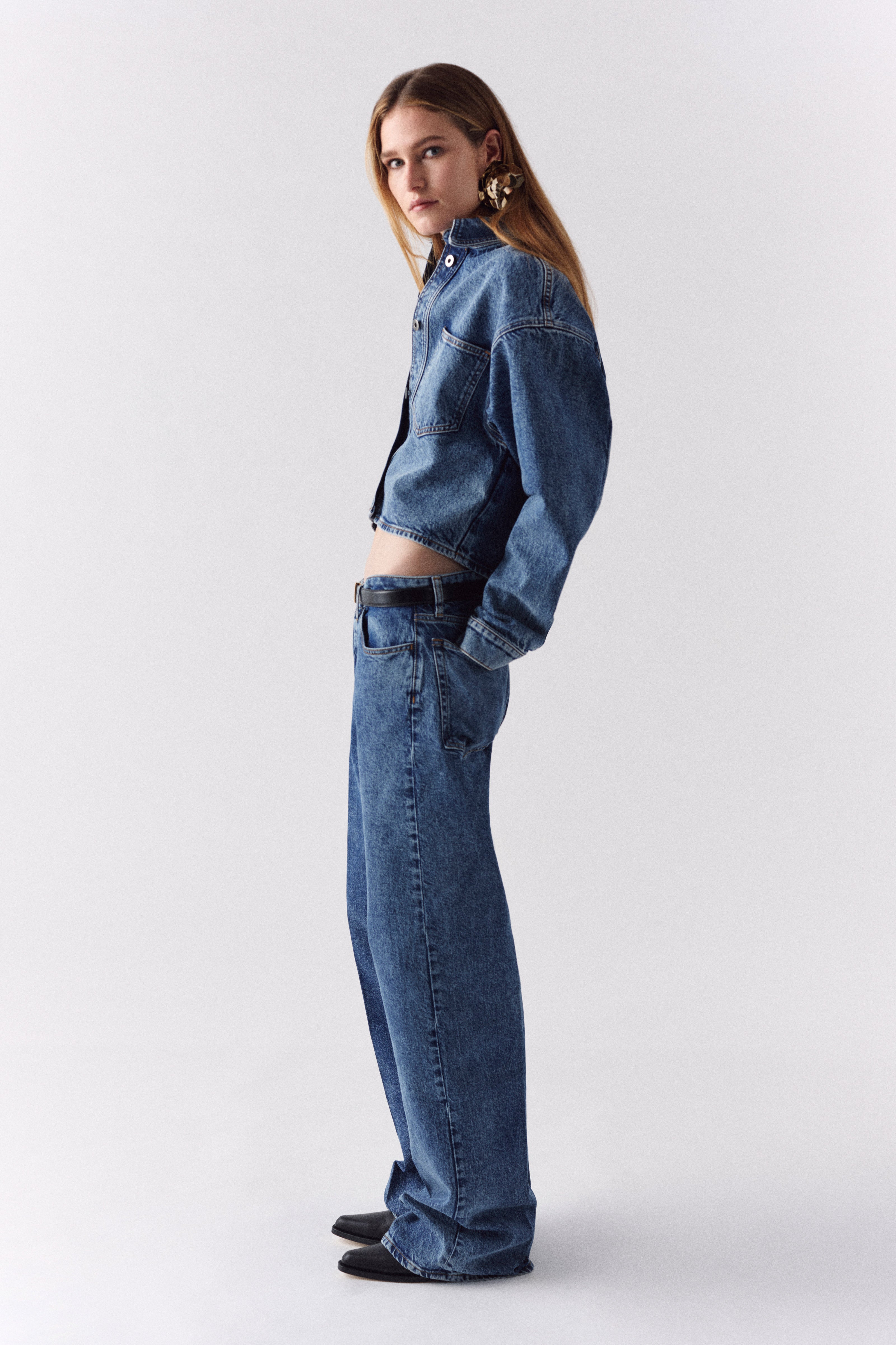 Liviana Conti Bridget veste jean denim bleue taille M