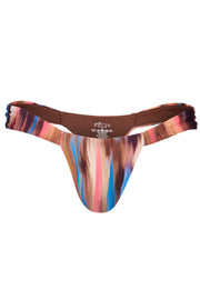 Oh Polly Swim Mele NS14832 bas bikini thong rayé