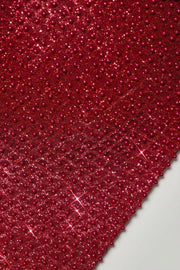 Oh Polly Embellished Eisley robe midi rouge perles