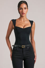 Oh Polly Bodysuits body noir col cœur modal