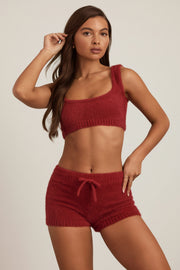 Oh Polly Jada 12038 bralette maille rouge rubis