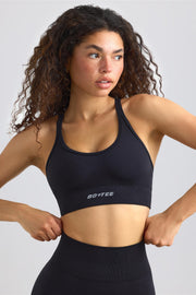 Oh Polly Define Luxe brassière sport noire maintien fort