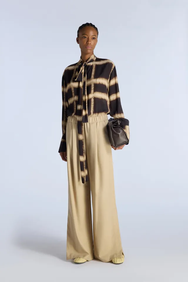 Liviana Conti Florence blouse viscose pitone fondente