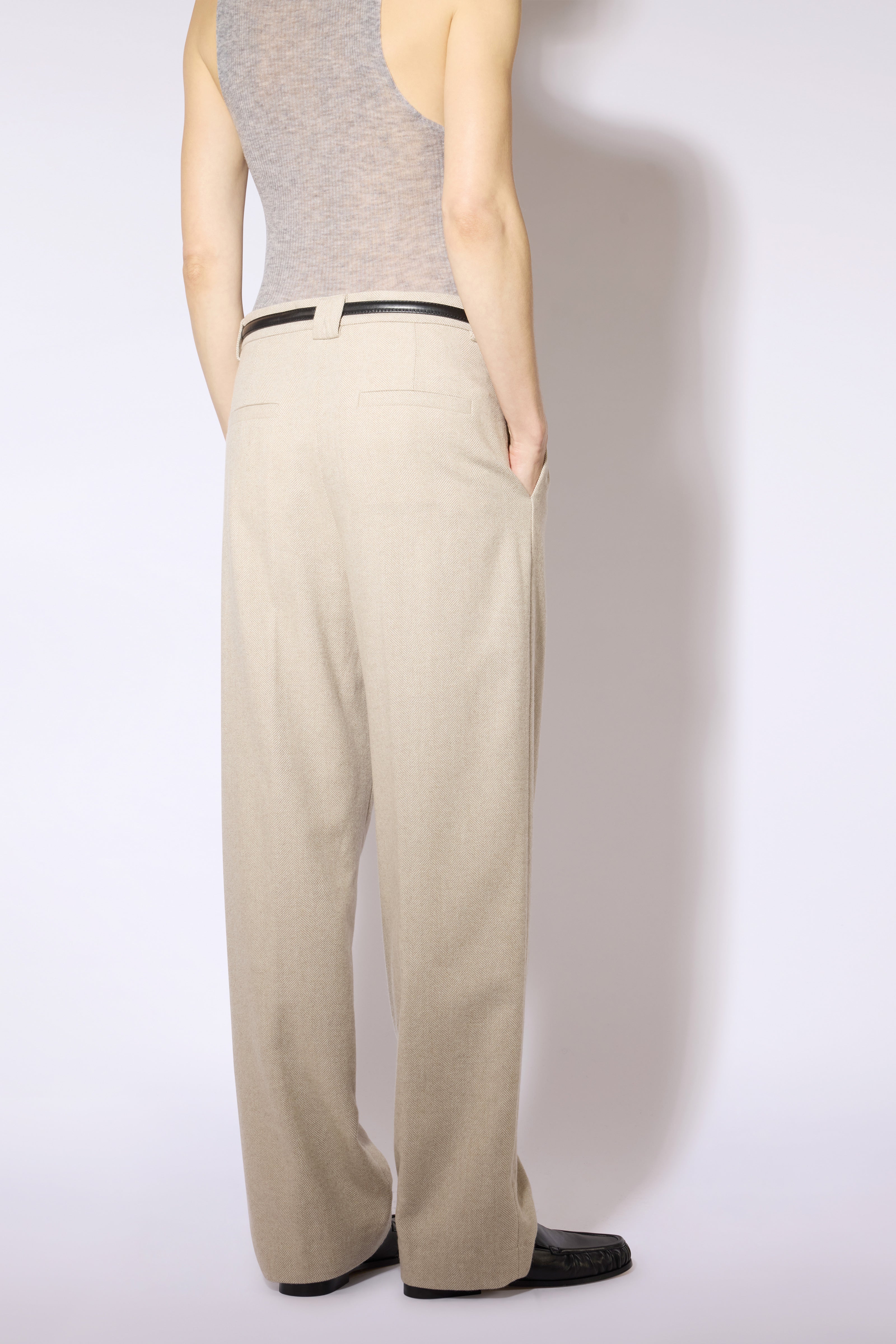 Liviana Conti Pantaloni Zenon pantalon beige cachemire