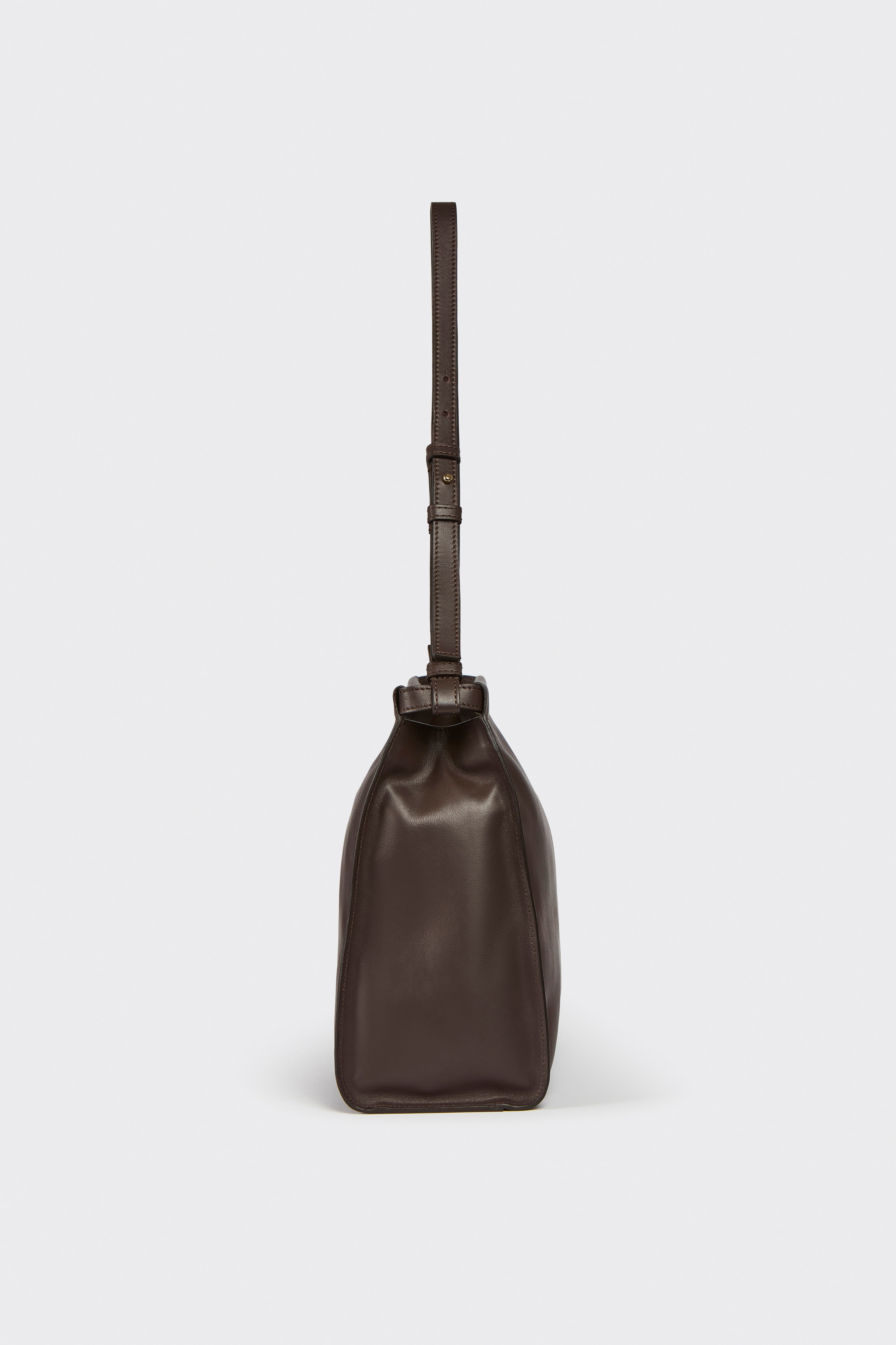 Liviana Conti Piper sac bandoulière noir cuir lisse