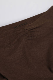 Oh Polly Bo+Tee pantalon flare pecan marl jersey