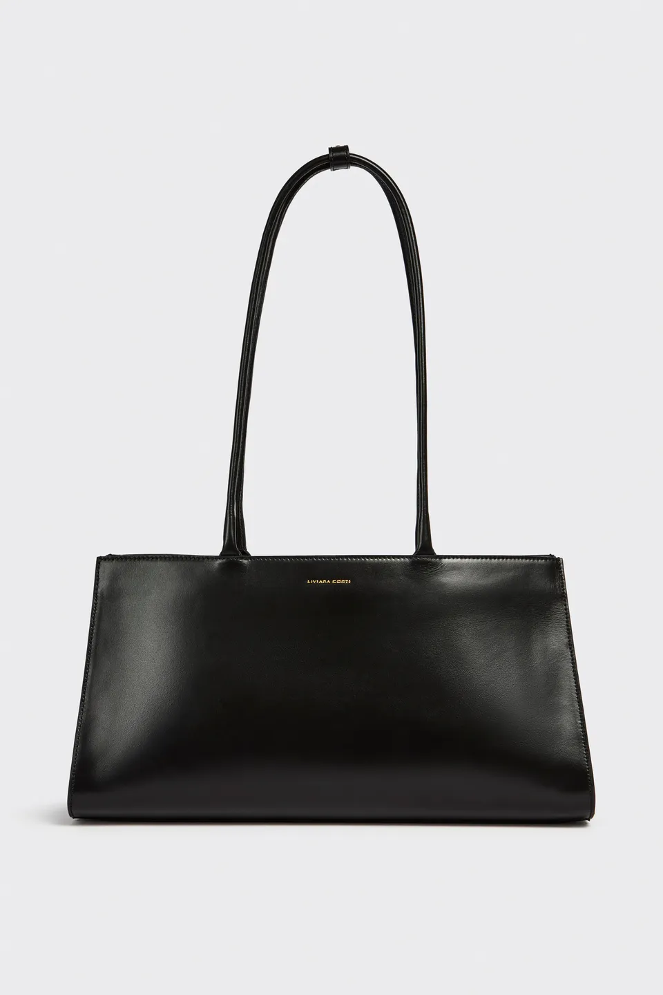 Liviana Conti Meredit sac à main maxi cuir noir veau