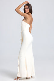 Oh Polly Tallulah robe bustier ivoire volants sirène