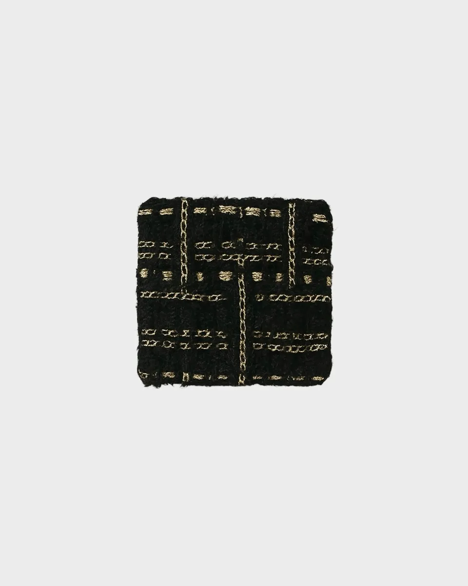 The Ethiquette Coaster Empyrée dessous verre tweed 10cm