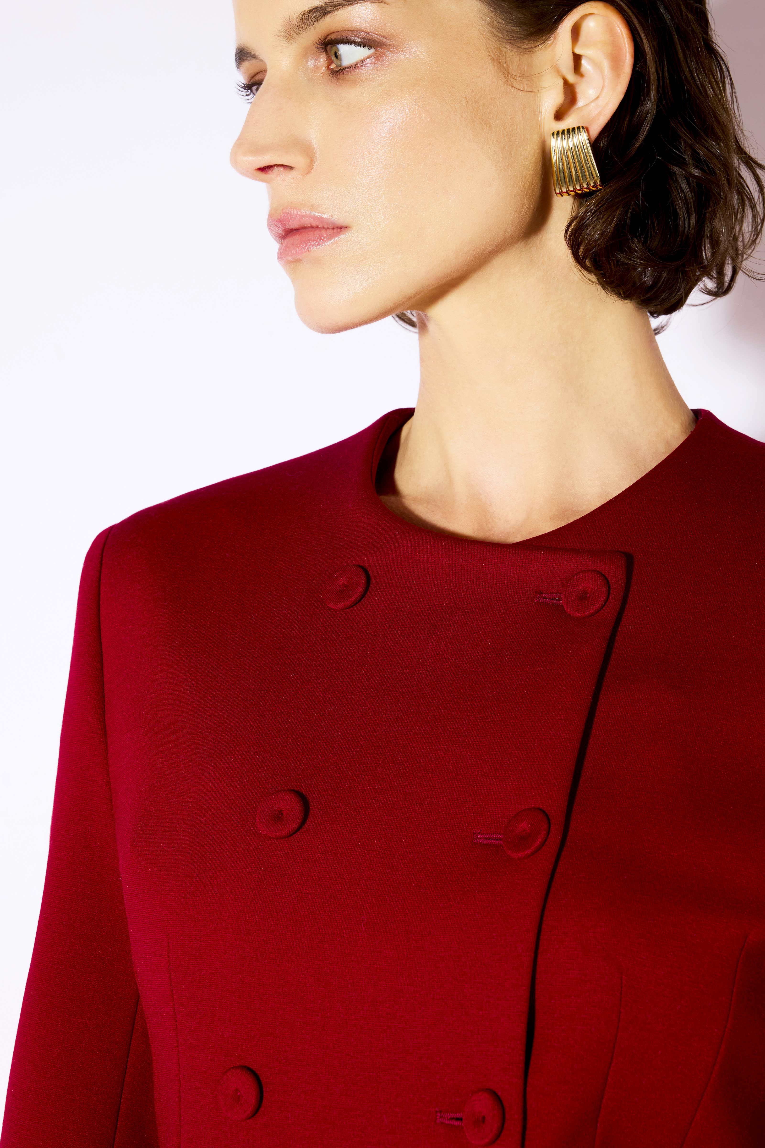 Liviana Conti Chase veste paprika double boutonnage