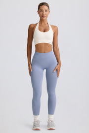 Oh Polly Define Luxe Legging Taille Haute Bleu Gris