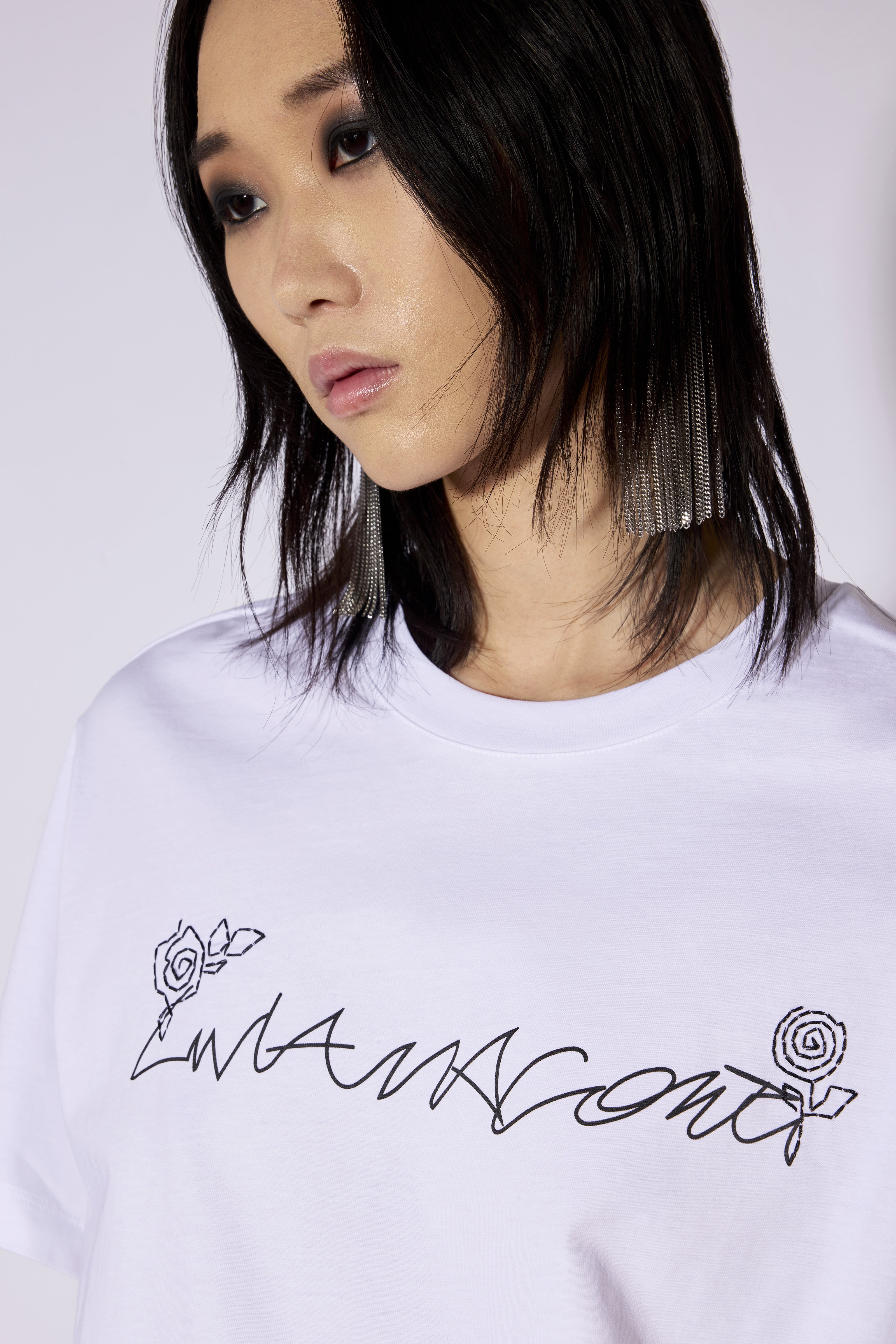 Liviana Conti Poppy t-shirt blanc logo jersey taille M