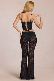 Oh Polly Calista 14667 pantalon dentelle noire
