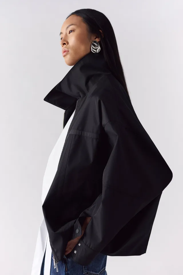 Liviana Conti Maxim veste femme Noir taffetas zippée