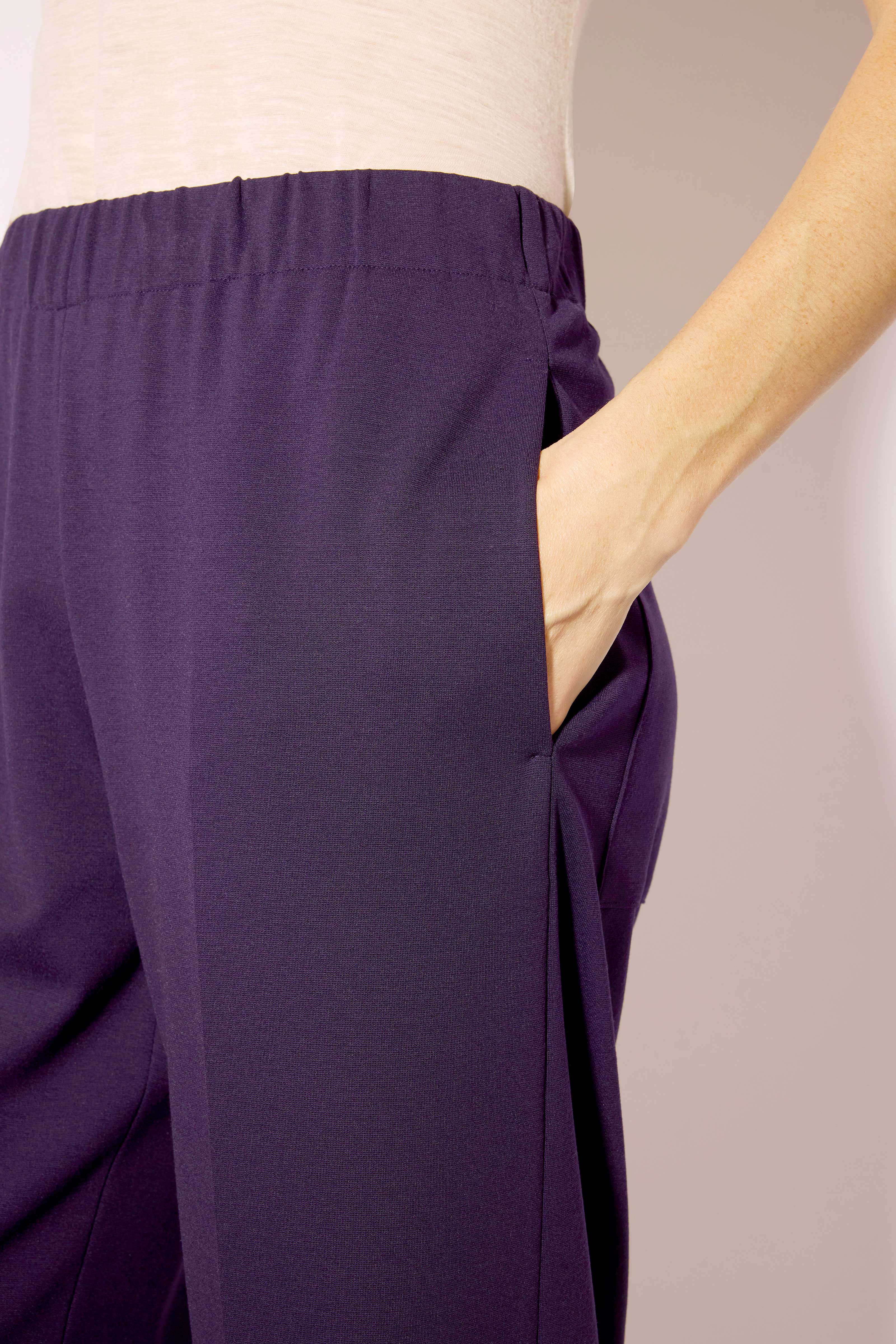 Liviana Conti Ethan pantalon palazzo myrtille 38
