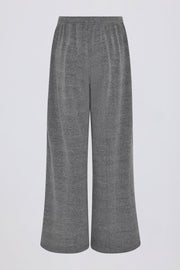 Oh Polly Trousers BT2292 jogging gris foncé coton large