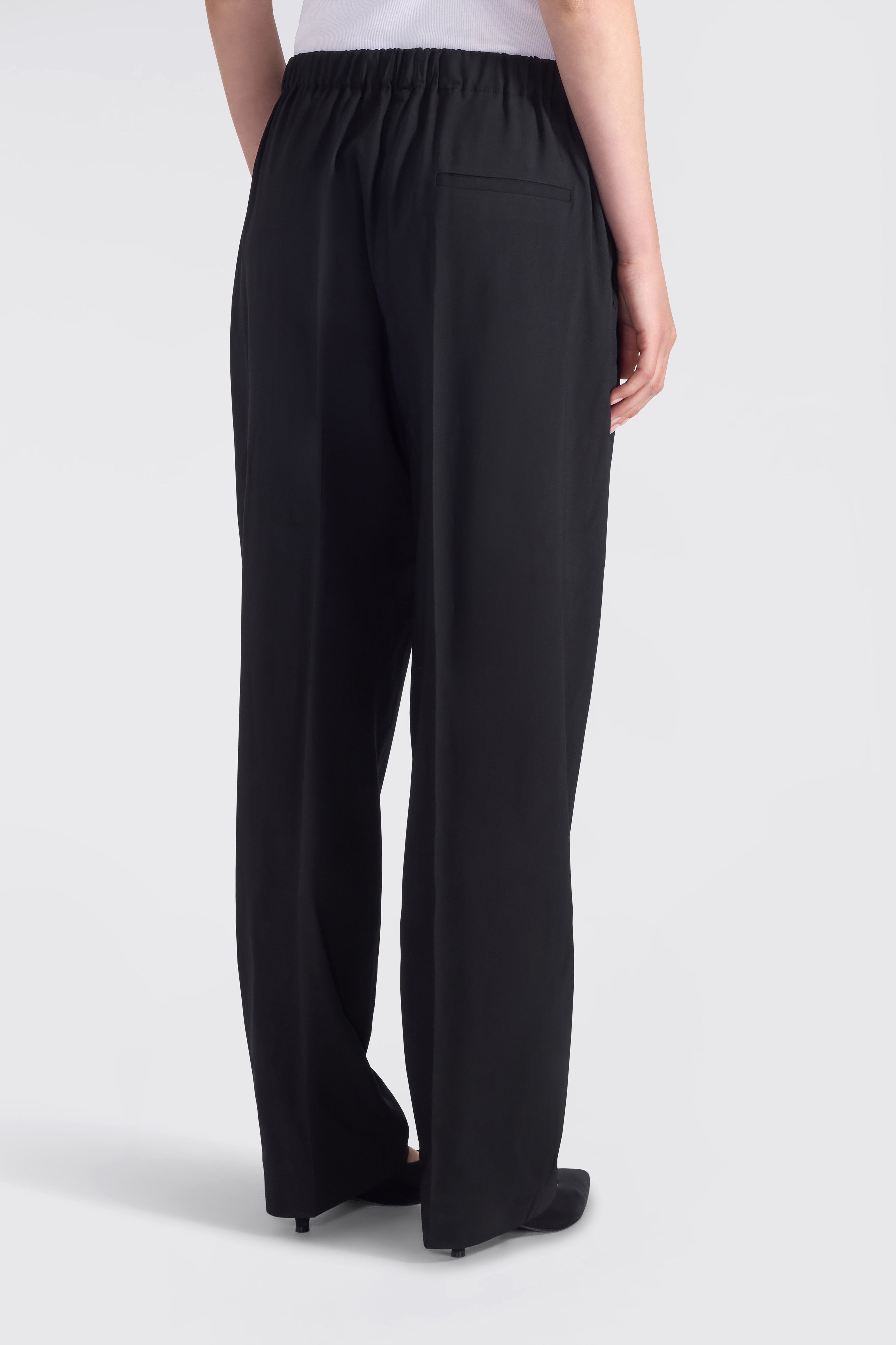 Liviana Conti Donald pantalon regular viscose-laine Luna